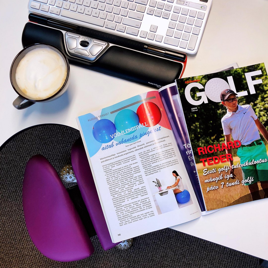 ergoway ergonoomika võimlemispall mugav töö tervislik istumine tool ergonoom